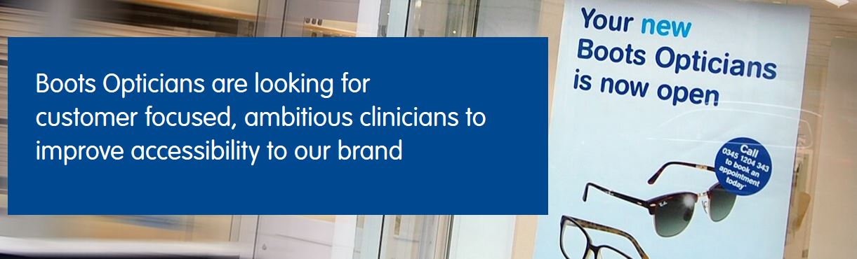 Boots Opticians Franchise looking for candidates
