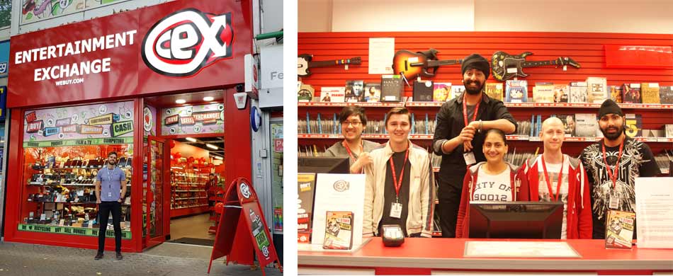 CeX franchise staff and outlet