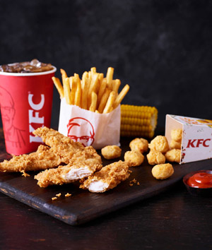 KFC franchise chicken meal